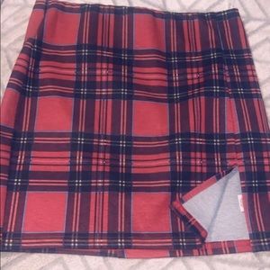 Plaid Skirt(Fashion Nova)